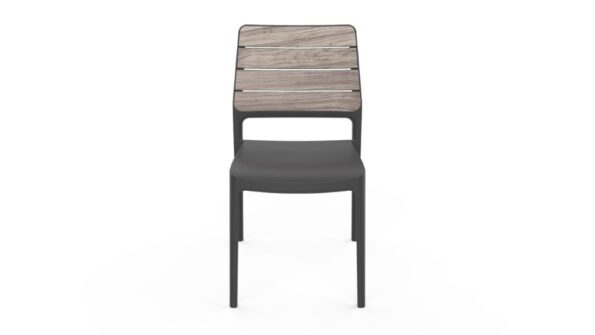 Záhradné kreslo Keter Deco Porto ashwood / grafit – Obrázok 2