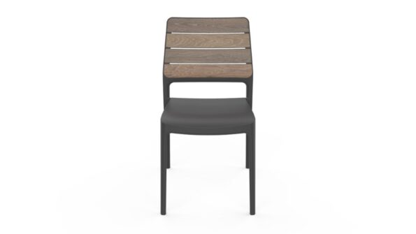Záhradné kreslo Keter Deco Porto walnut / grafit – Obrázok 2