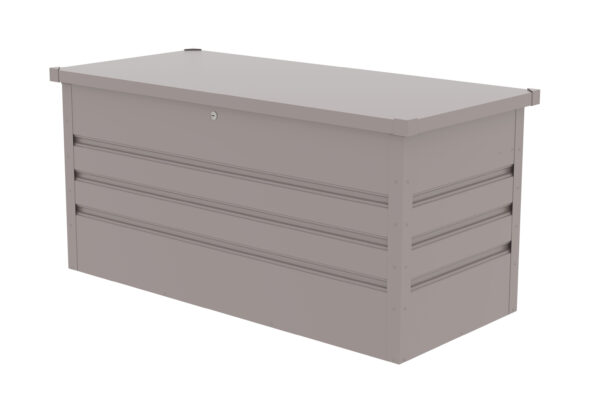 Záhradný box G21 Denver 280 L, šedý plechový – Obrázok 3