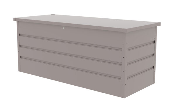 Záhradný box G21 Denver 770 L, šedý plechový – Obrázok 3