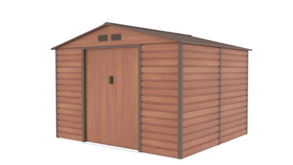 Záhradný domček G21 GAH 706 - 277 x 255 cm, hnedý – Obrázok 3