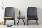 Záhradný nábytok Keter Rio Patio set grafitový – Obrázok 2