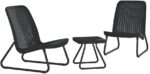 Záhradný nábytok Keter Rio Patio set grafitový