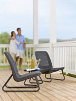 Záhradný nábytok Keter Rio Patio set grafitový – Obrázok 4