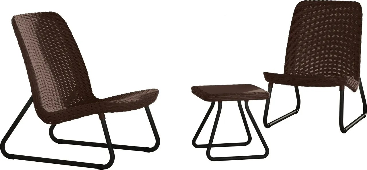 Zahradny-nabytok-Keter-Rio-Patio-set-whiskey-hnedy Záhradný nábytok Keter Rio Patio set whiskey hnedý – Obrázok 1