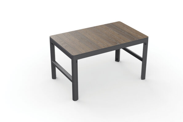 Záhradný stôl Keter Lyon Deco walnut / grafit – Obrázok 3