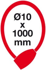 Zámok Richter kódový lankový RL.557.10x1000.CIR – Obrázok 2
