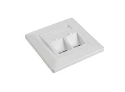 Zasuvka-Solarix-modularni-pro-2-keystony-pod-omitku-bila Zásuvka Solarix modulární pro 2 keystony pod omítku, bílá – Obrázok 1