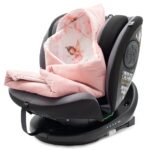 Zateplená zavinovačka do autosedačky New Baby pink – Obrázok 2