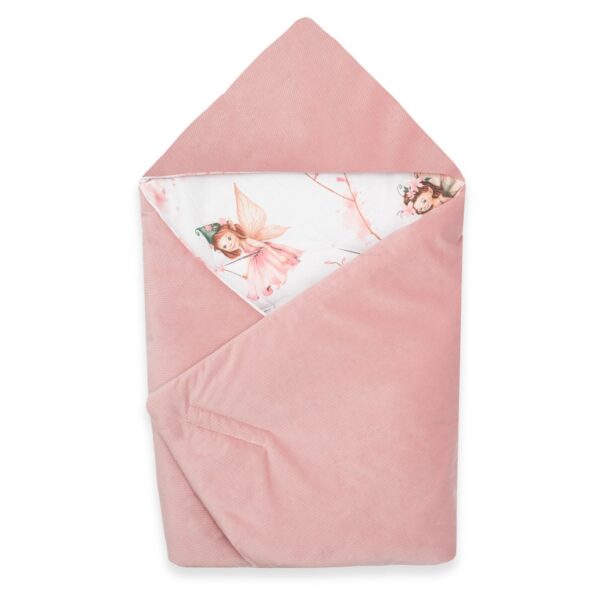 Zateplená zavinovačka do autosedačky New Baby pink – Obrázok 3