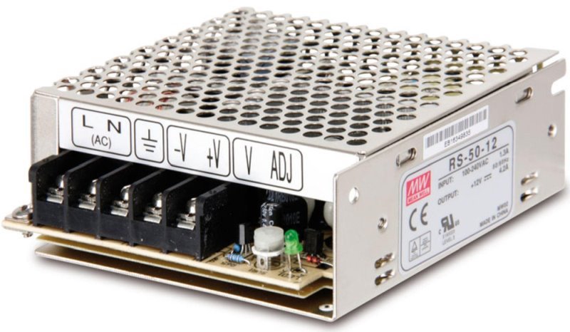 Zdroj-Mean-Well-RS-50-48-priemyselny-50W-48V Zdroj Mean Well RS-50-48 priemyselný, 50W, 48V – Obrázok 1