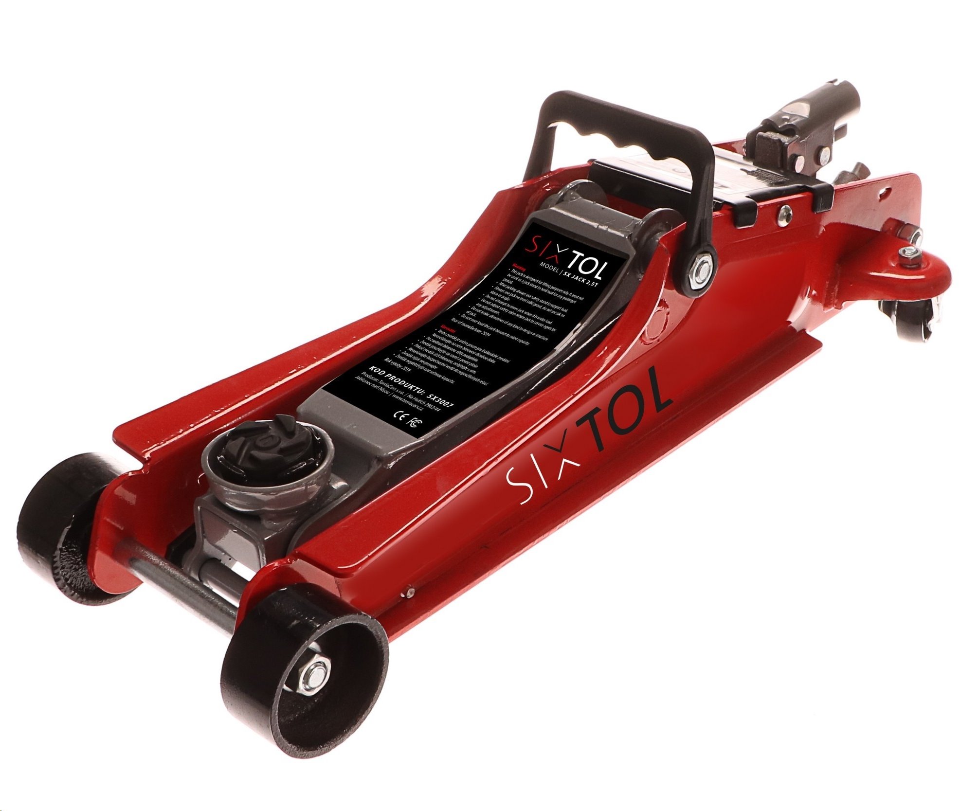 Zdvihak-Sixtol-SX-Jack-25T-hydraulicky Zdvihák Sixtol SX Jack 2,5T hydraulický – Obrázok 1