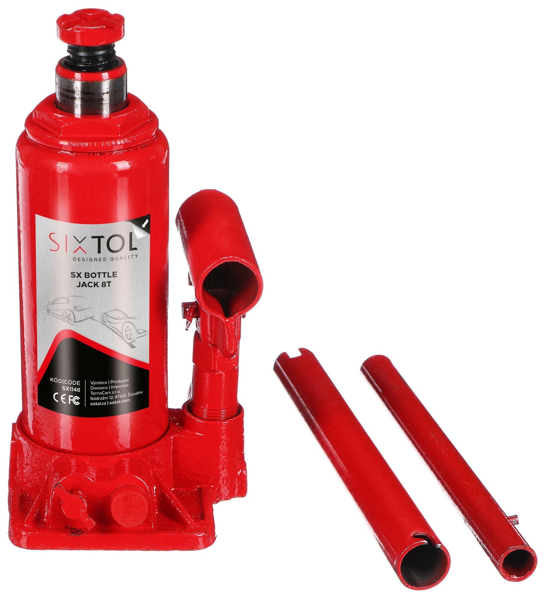 Zdvihak-Sixtol-hydraulicky-babika-8T Zdvihák Sixtol hydraulický bábika 8T – Obrázok 1