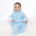Zimná kombinézka New Baby Nice Bear modrá, veľkosť 68 (4-6m) – Obrázok 5