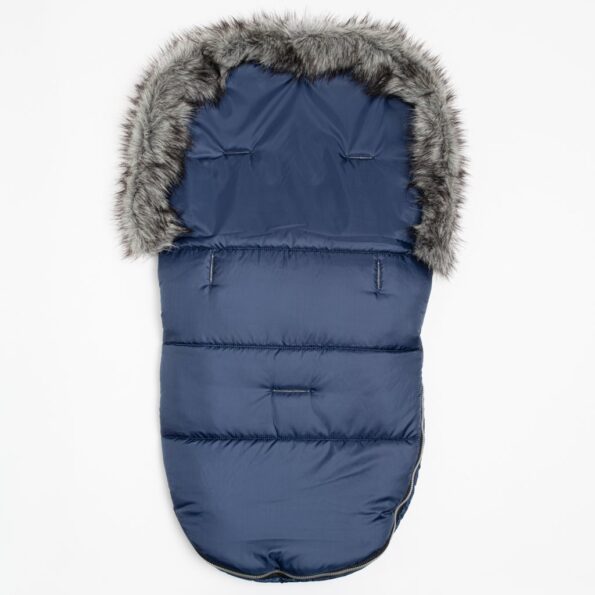 Zimný fusak New Baby Lux Wool blue – Obrázok 2