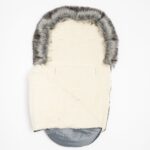 Zimný fusak New Baby Lux Wool graphite – Obrázok 2