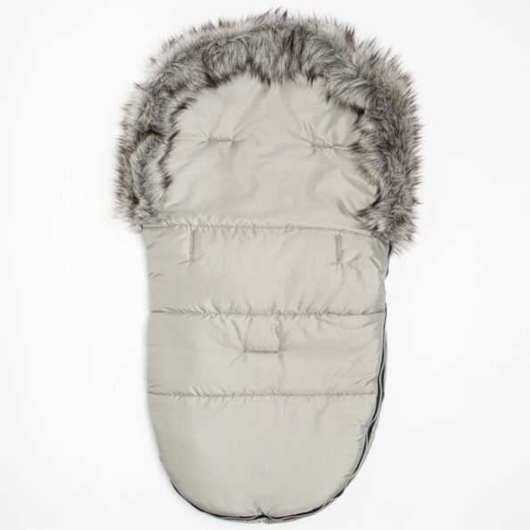 Zimný fusak New Baby Lux Wool grey – Obrázok 3