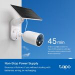 kamerový set TP-Link Tapo C425 KIT 4MPx, vonkajšie, IP, WiFi, prísvit, batérie a panel A201 – Obrázok 3
