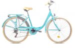 Mestský bicykel Capriolo Diana 28"/20" tyrkysová