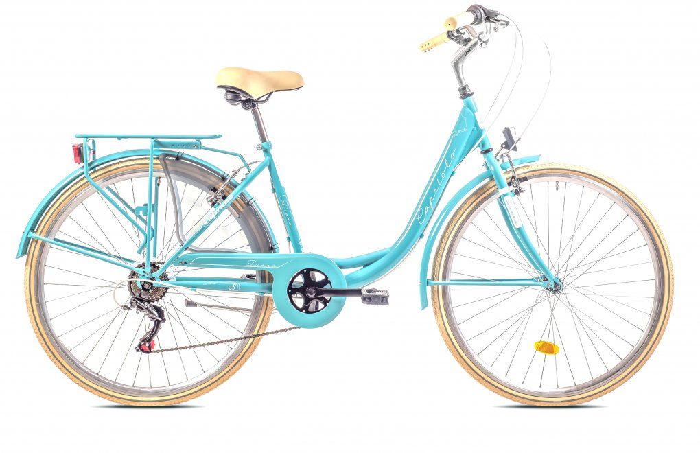 Mestský bicykel Capriolo Diana 28"/20" tyrkysová Mestský bicykel Capriolo Diana 28"/20" tyrkysová