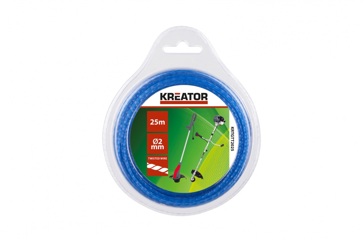 Struna Kreator KRTGTT2025 - krútená 2 mm x 25 m Struna Kreator KRTGTT2025 - krútená 2 mm x 25 m